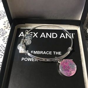 Alex and Ani. “Celebrate today” charm bracelet